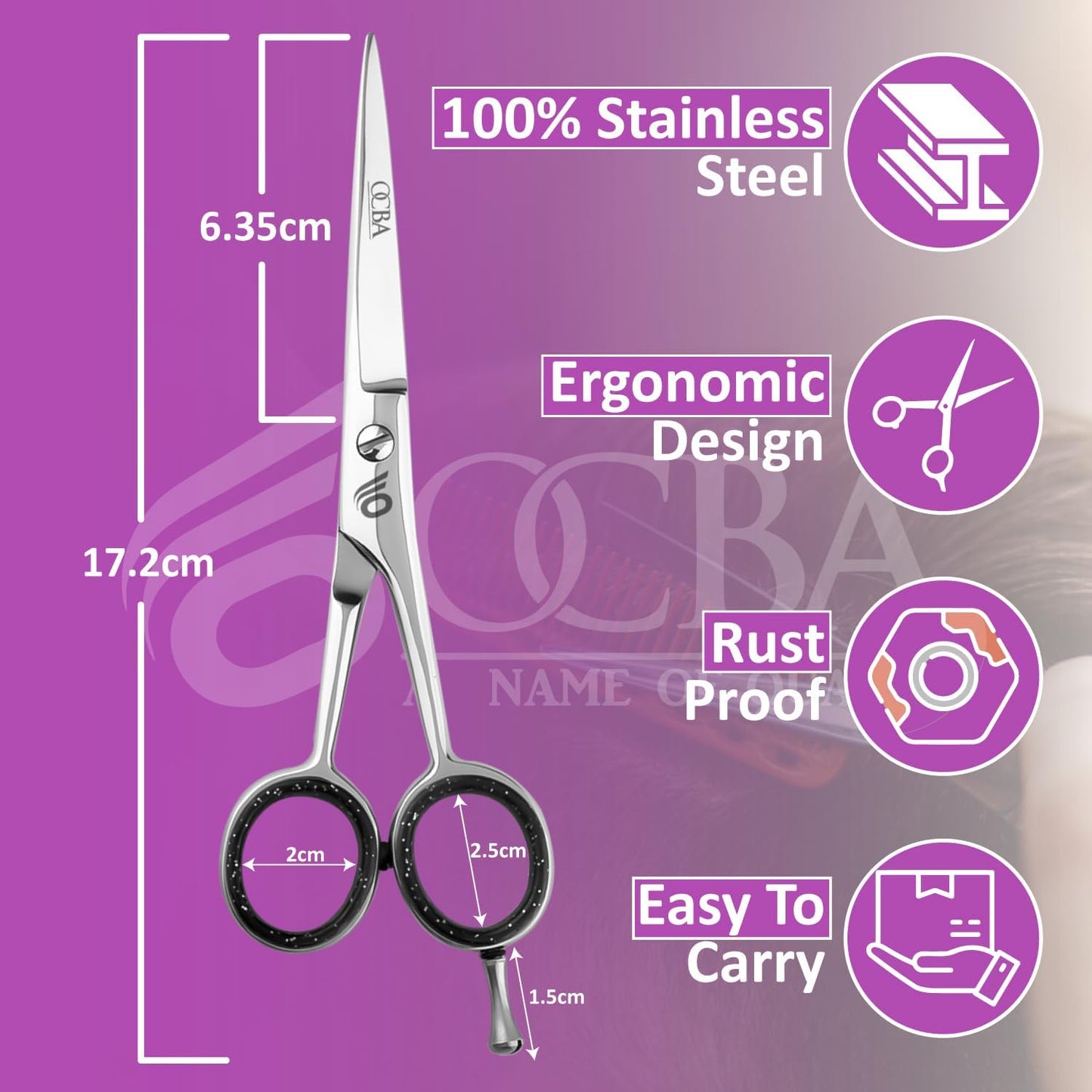 Professional 6" Hairdressing Scissor - DUX