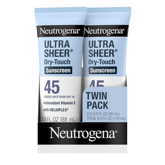 Neutrogena Ultra Sheer Dry-Touch Sunscreen Lotion 2 Pack - DUX