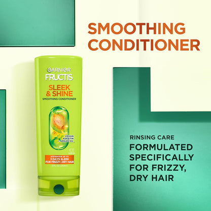 Fructis Sleek & Shine Full + Travel Size Shampoo + Conditioner Set - DUX