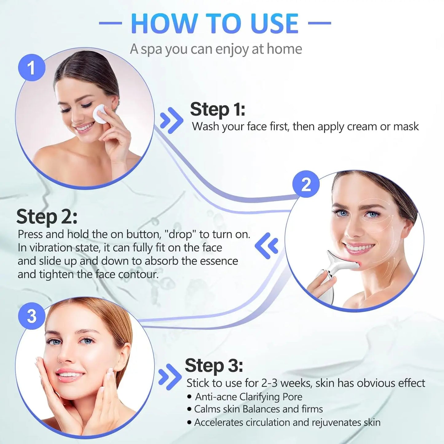 Neck Facial Lifting Device – Skin Tightening & Anti-Wrinkle - DUX