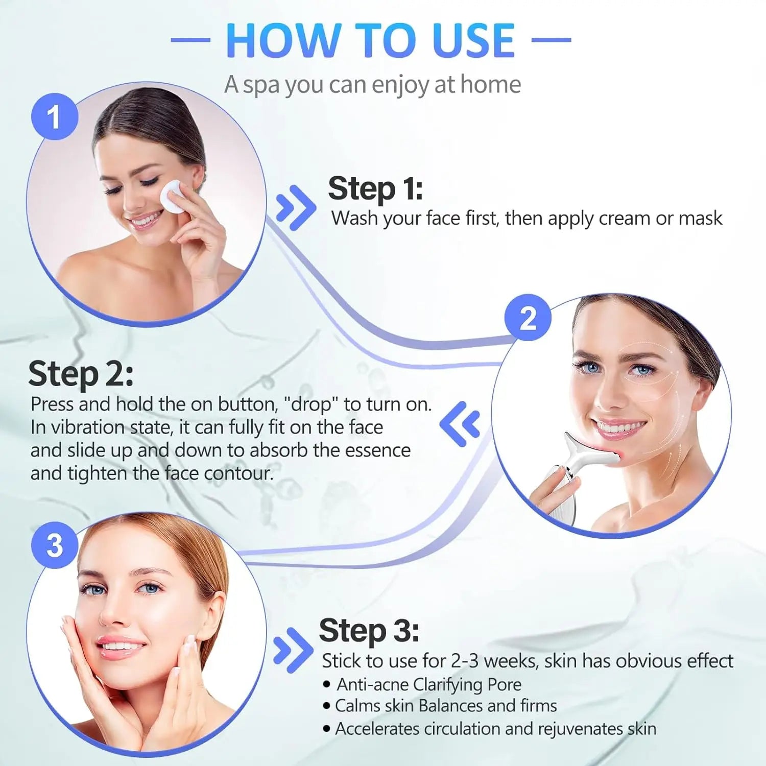 Neck Facial Lifting Device – Skin Tightening & Anti-Wrinkle - DUX