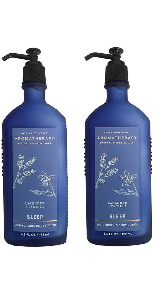 Bath and Body Works Body Lavender and Vanilla Body Lotion with Natural Essential Oils - DUX