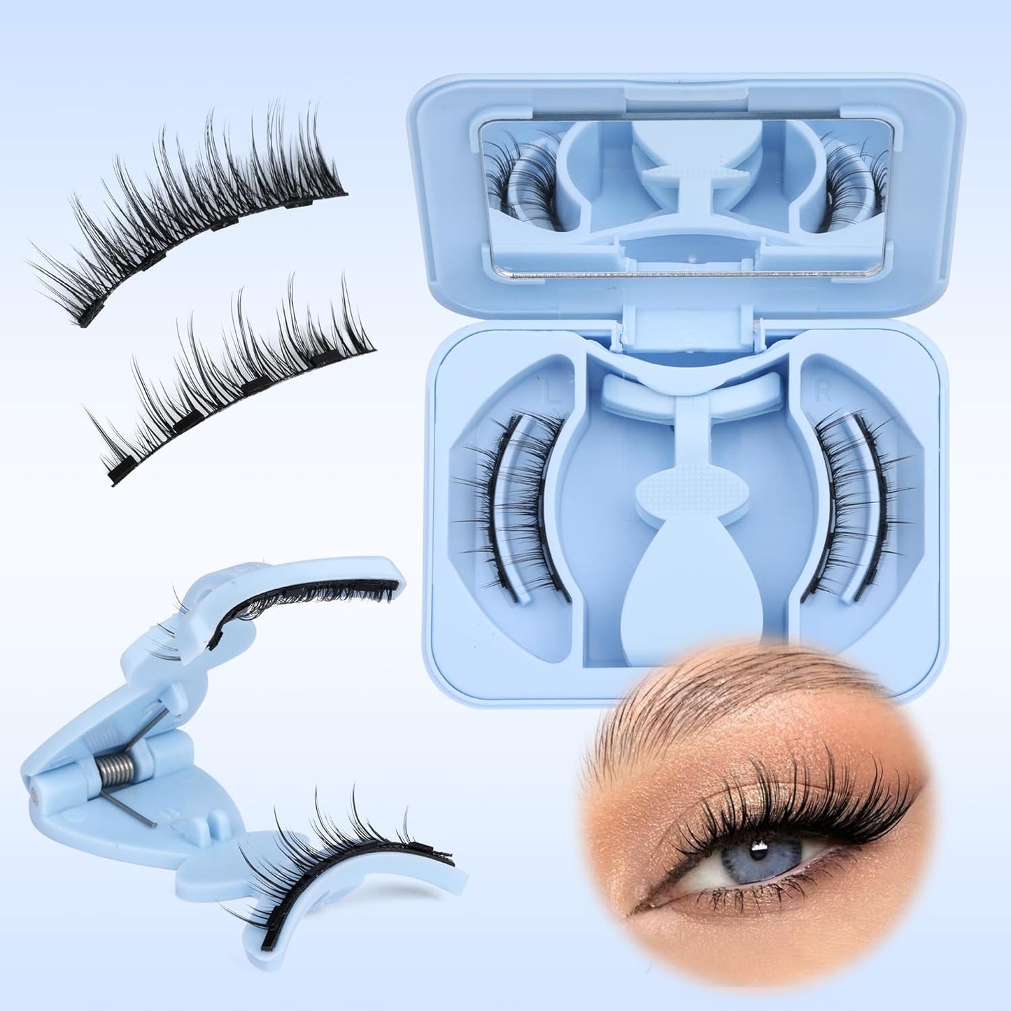 Magnetic Eyelashes with Applicator - DUX