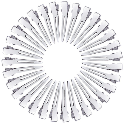 Silver Single Prong Curl Clips - DUX