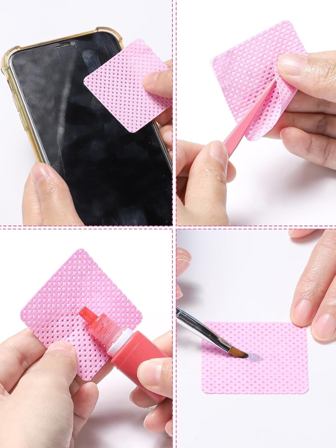 400 PCS Lint Free Nail Wipes - DUX