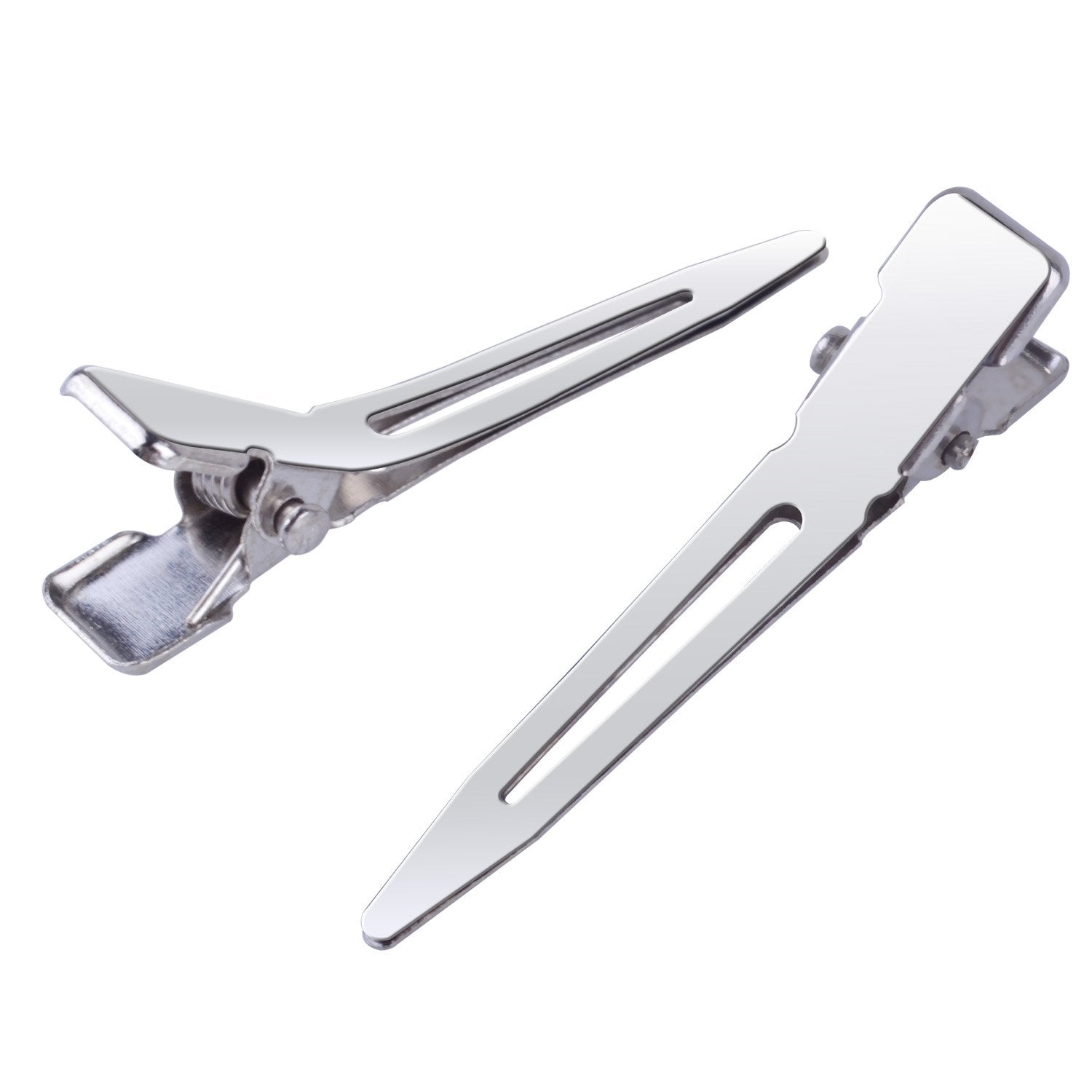 Silver Single Prong Curl Clips - DUX