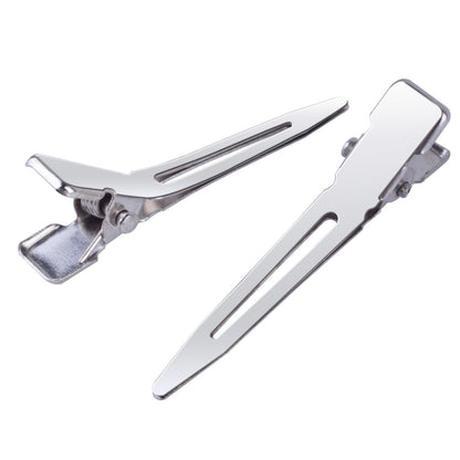 Silver Single Prong Curl Clips - DUX