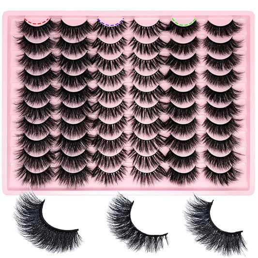 30 pack Fluffy Wispy Strip Lashes - DUX