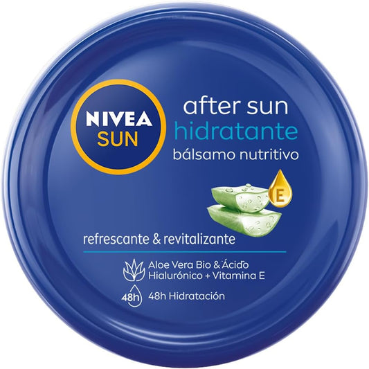 NIVEA SUN After Sun Moisturizing Nourishing Balm – Hydrates & Regenerates Skin (200ml) - DUX