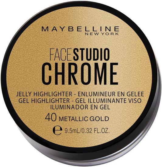 Face Studio Chrome Jelly Highlighter - 40 Metallic Gold - DUX