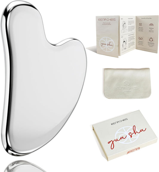 Stainless Steel Gua Sha Board for SPA Acupuncture - DUX