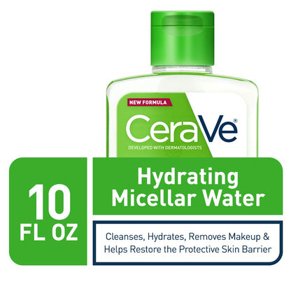 CeraVe Micellar Water Hydrating Facial Cleanser & Eye Makeup Remover - DUX