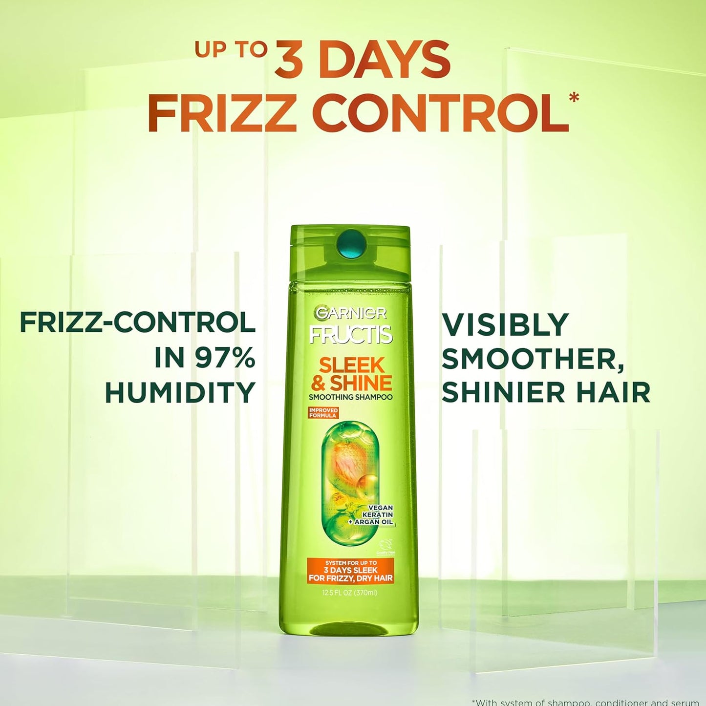 Fructis Sleek & Shine Full + Travel Size Shampoo + Conditioner Set - DUX