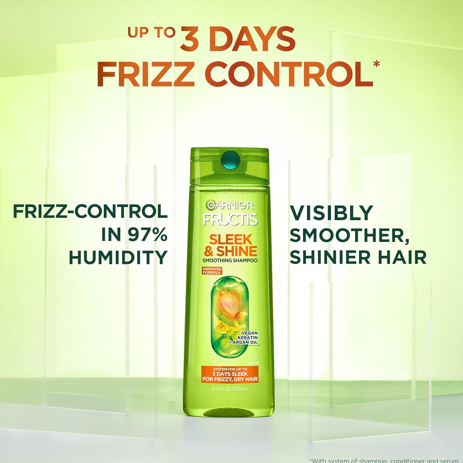 Fructis Sleek & Shine Full + Travel Size Shampoo + Conditioner Set - DUX