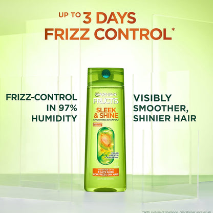 Fructis Sleek & Shine Full + Travel Size Shampoo + Conditioner Set - DUX