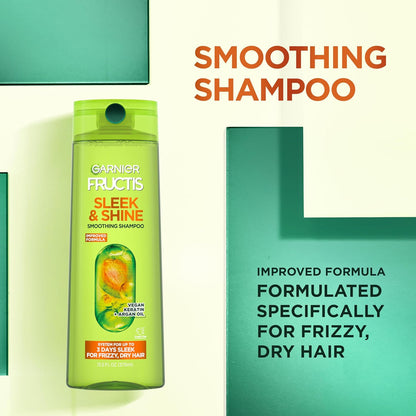 Fructis Sleek & Shine Full + Travel Size Shampoo + Conditioner Set - DUX