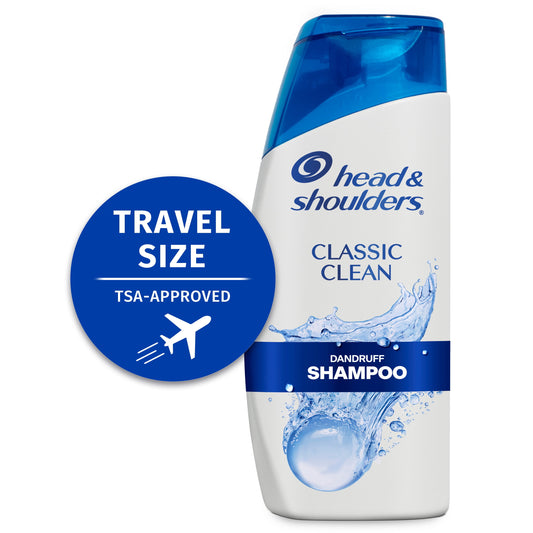 Head and Shoulders Dandruff Shampoo, Classic Clean, Travel Size, 3 Fl Oz - DUX