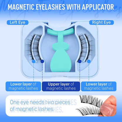 Magnetic Eyelashes with Applicator - DUX