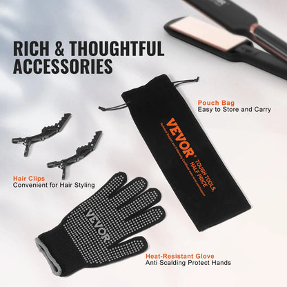 SKYSHALO Titanium Hair Straightener - DUX