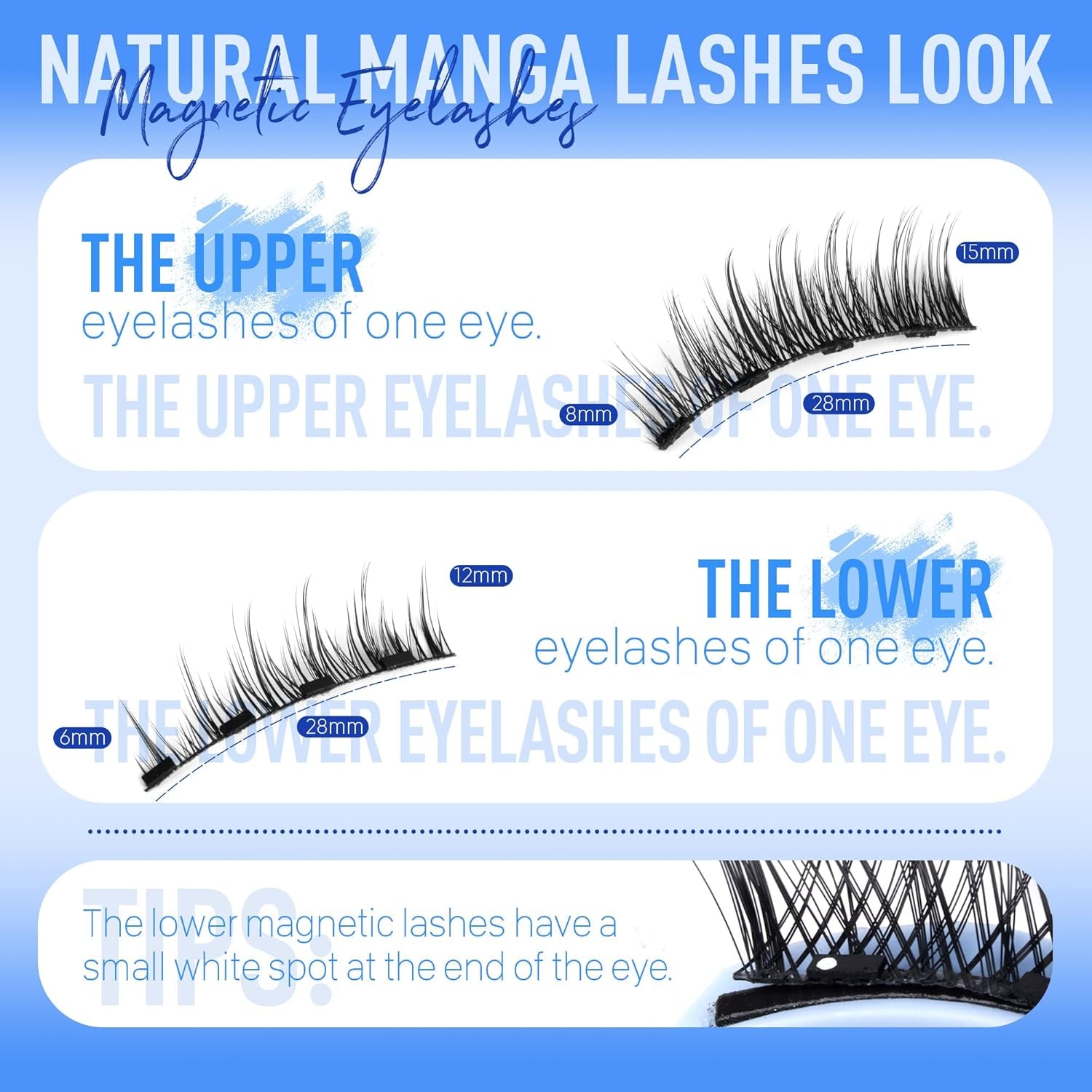 Magnetic Eyelashes with Applicator - DUX