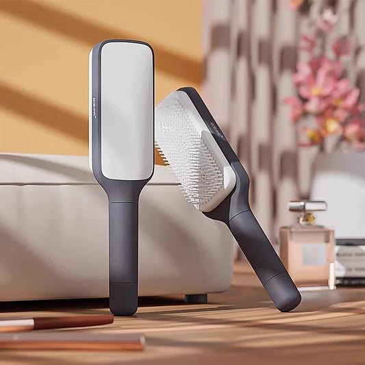 Self-Cleaning Hairbrush – Effortless Styling & Quick Clean - DUX