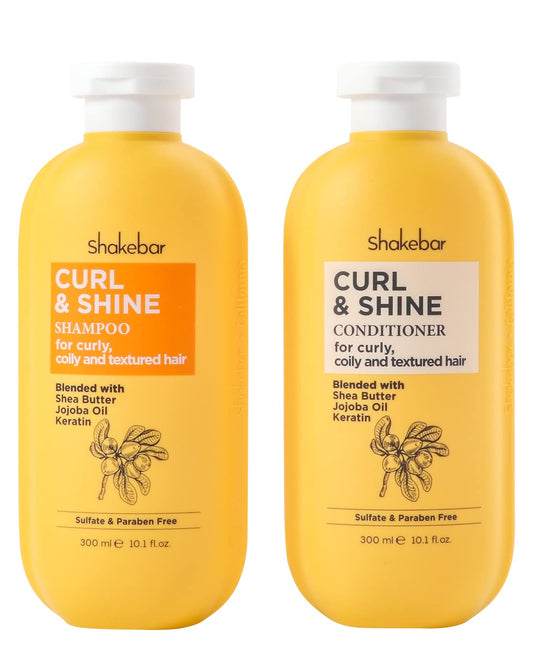 Keratin Curly Hair Shampoo and Conditioner Set - DUX