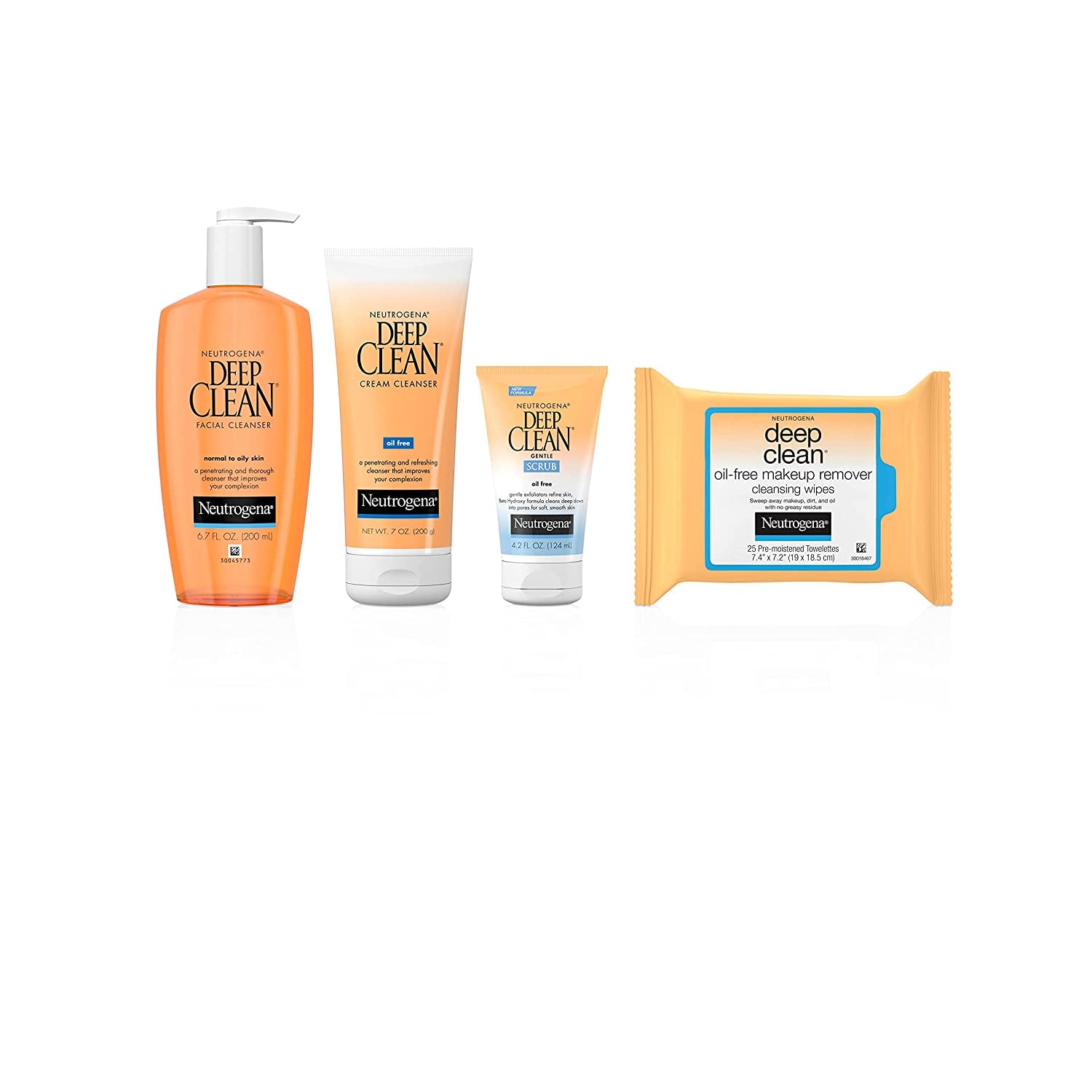 Deep Clean Gentle Daily Facial Scrub, Oil-Free Cleanser, 4.2 Fl Oz - DUX