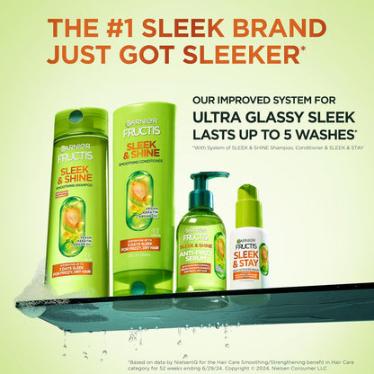 Fructis Sleek & Shine Full + Travel Size Shampoo + Conditioner Set - DUX