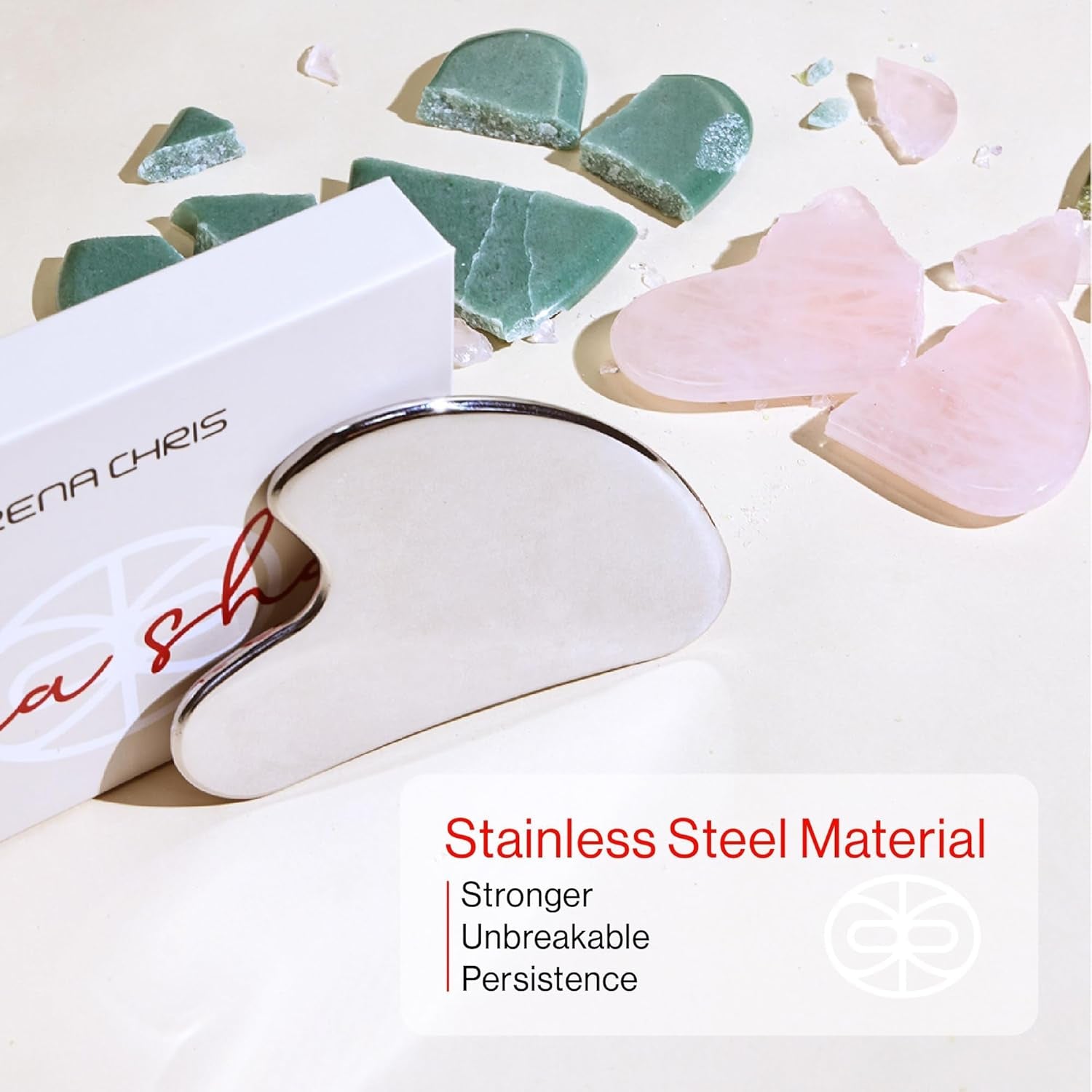 Stainless Steel Gua Sha Board for SPA Acupuncture - DUX