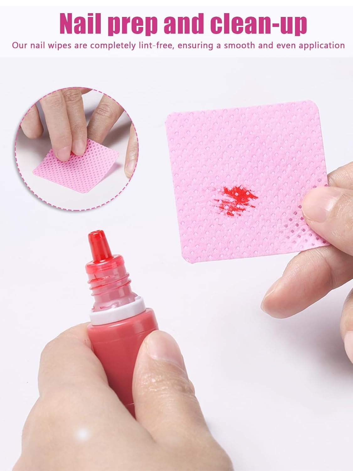 400 PCS Lint Free Nail Wipes - DUX