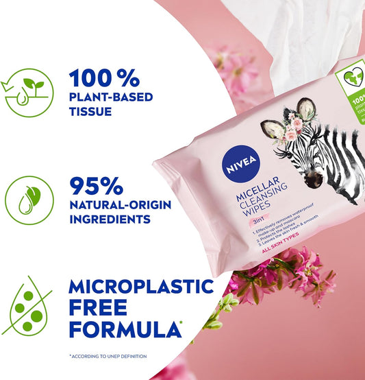 Limited Edition Micellar Cleansing Wipes (25Pcs) - DUX