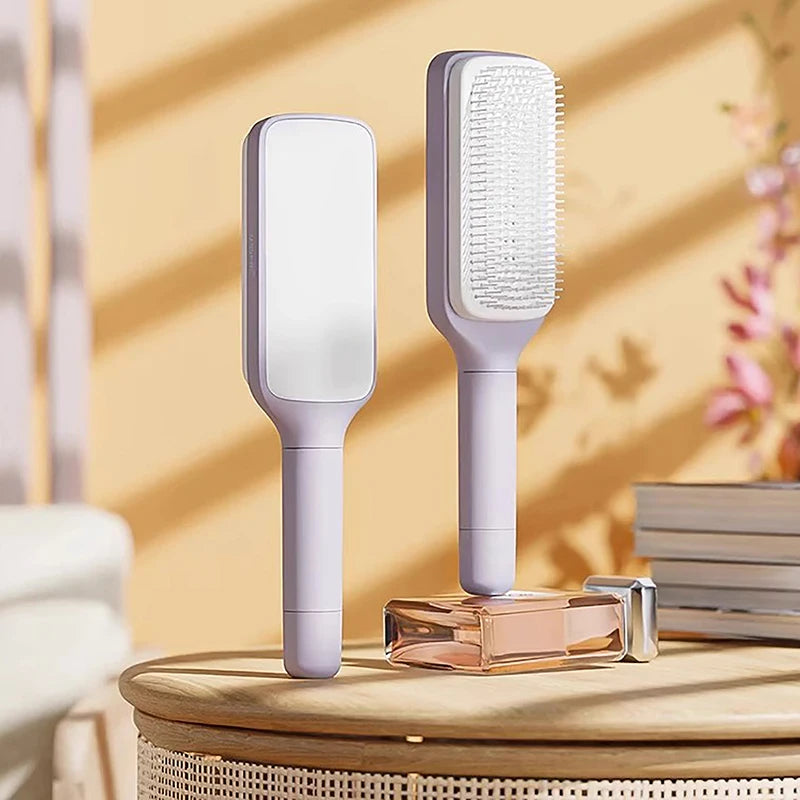 Self-Cleaning Hairbrush – Effortless Styling & Quick Clean - DUX