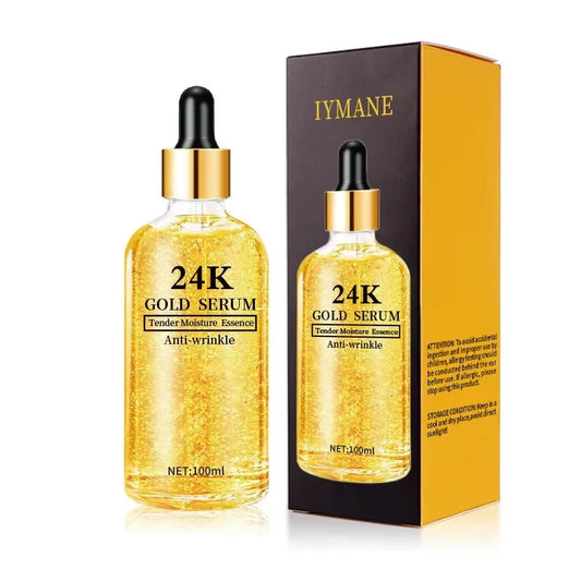 100Ml 24K Gold Hyaluronic Acid Nicotinamide Face Serum anti Aging Facial Lifting Collagen Essence Skin Care Whitening Serum - DUX
