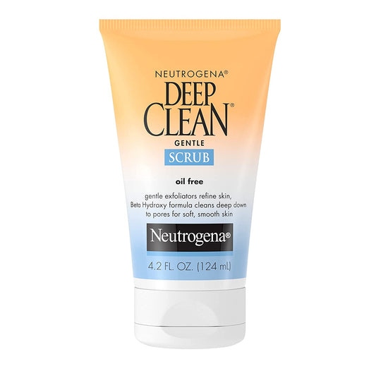 Deep Clean Gentle Daily Facial Scrub, Oil-Free Cleanser, 4.2 Fl Oz - DUX